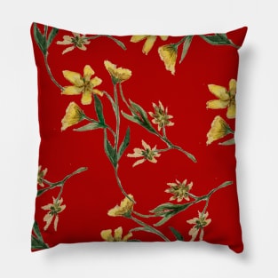 red background Pillow