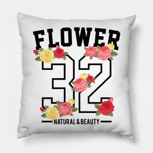 32 flower Pillow