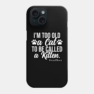 Old Cat Kitten Phone Case