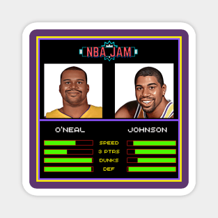 Shaq & Magic - NBA Jam Edition Magnet