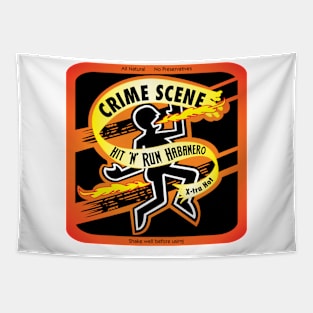 Crime Scene (Square) Tapestry