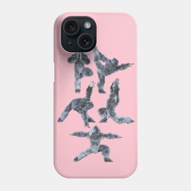 Yeti Yoga Phone Case by vonHobo