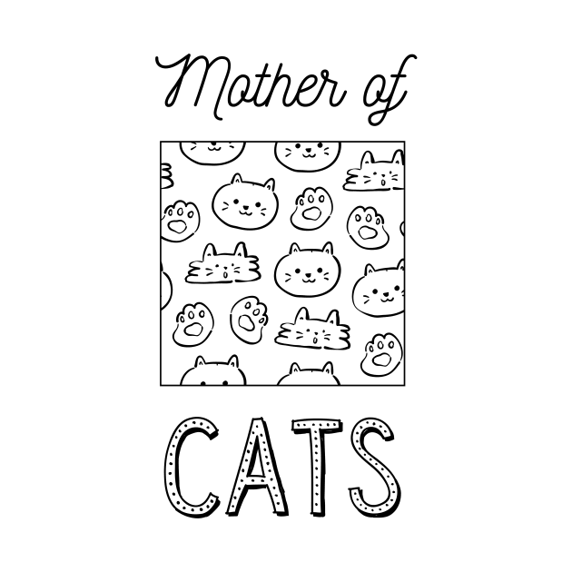 Mother of Cats by Elemental Tee Company