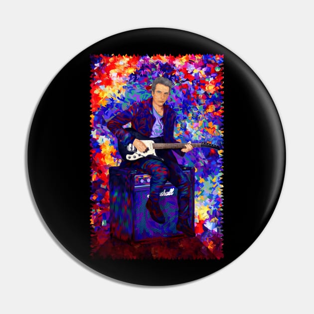 12th Doctor Full color Abstract Pin by Dezigner007