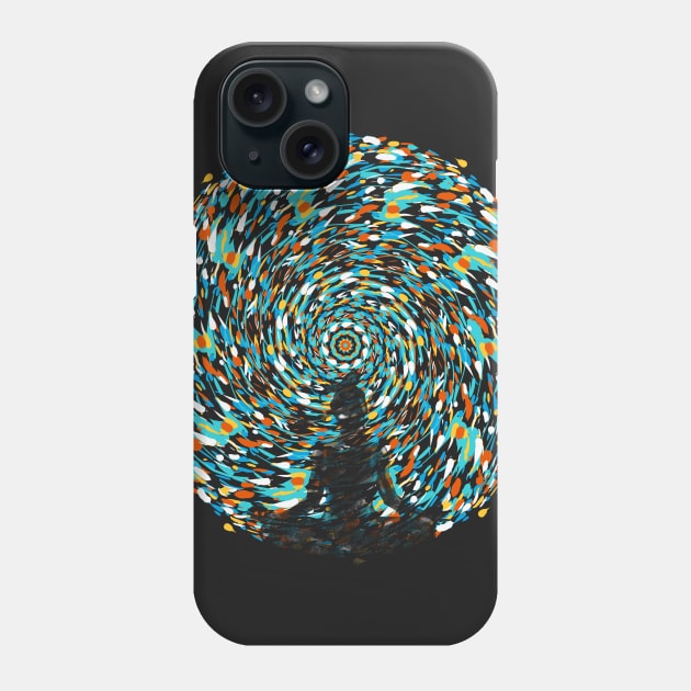 vortex bending Phone Case by kharmazero