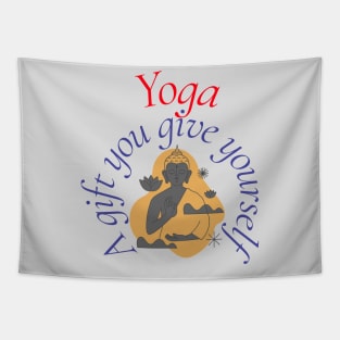 YOGA-A Gift You Give Yourself Tapestry