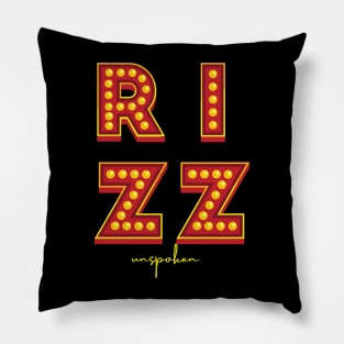 Unspoken Rizz Pillow