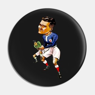 Vintage French Rugby Player Pin