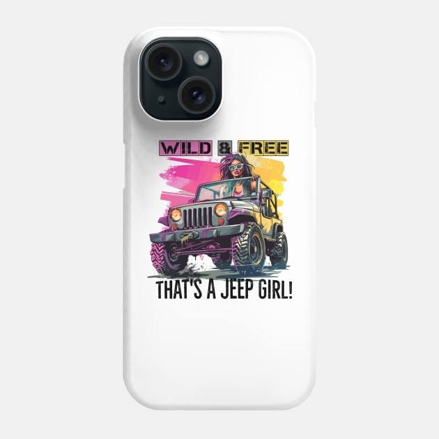 Never underestimate a jeep girl! Phone Case by mksjr
