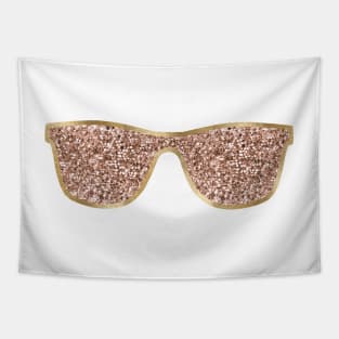Sunglasses - rose gold glitter Tapestry