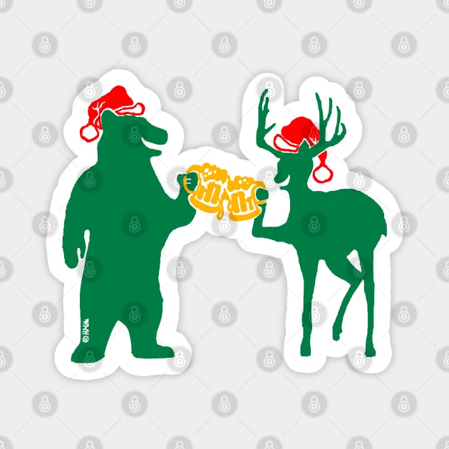 Christmas cheers! 2 Magnet by NewSignCreation