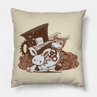 Journey in Wonderland Pillow