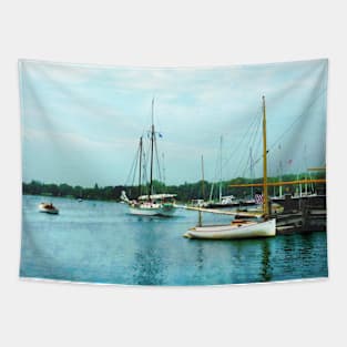 Boats on a Calm Sea Tapestry