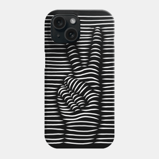 3D Peace gesture Phone Case