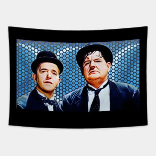 Laurel & Hardy Mashup Tapestry