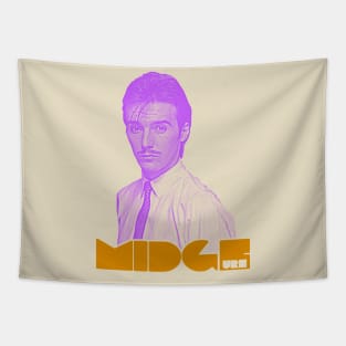 Ultravox ))(( Midge Ure Retro Block New Wave Fan Art Tapestry