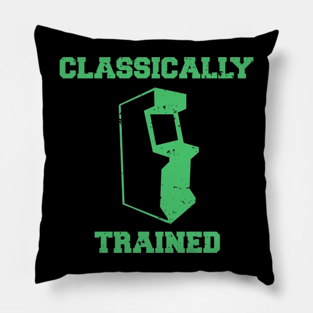 Classically Trained | Arcade player Pillow by Issho Ni