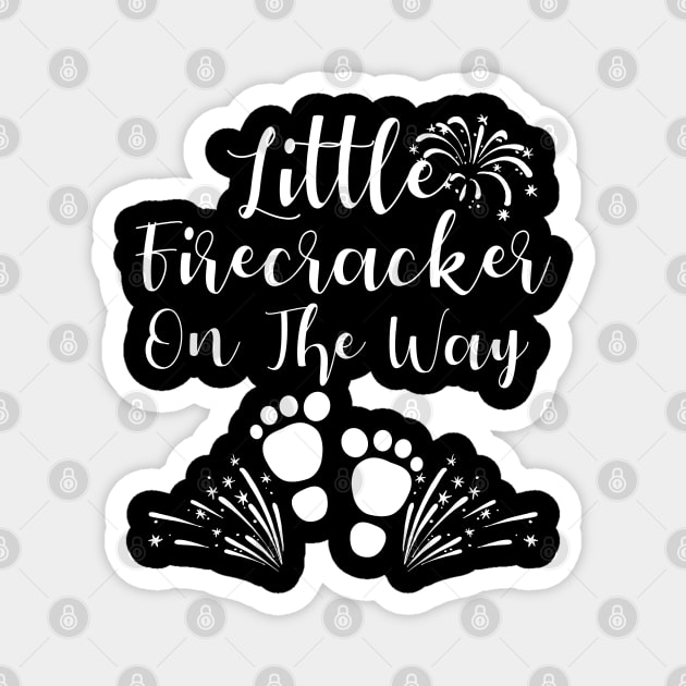 Little Firecracker On The Way Magnet by MarYouLi