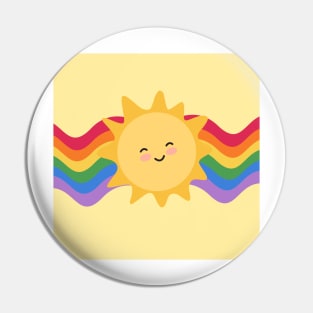 Radiate Positivity cute smile Pin