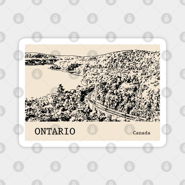 Ontario Canada Magnet by Lakeric