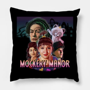 Mockery Manor Podcast Image Pillow