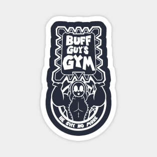 Buff guy Gym White V1 Magnet
