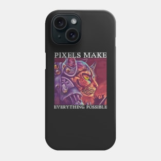 PIXEL ART CAT WARRIORS Phone Case