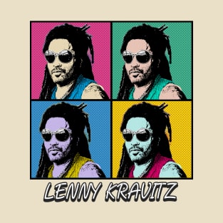 Lenny Kravitz 80s Pop Art Style T-Shirt