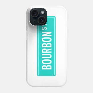 Bourbon st teal Phone Case