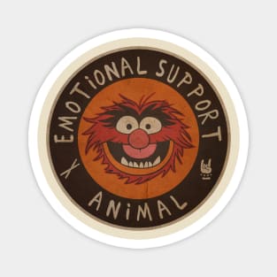 vintage 70s muppets emotional support animal Magnet