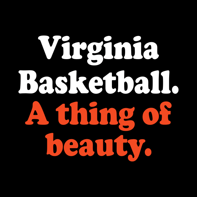 Virginia Basketball A thing Of Beauty by Frogx