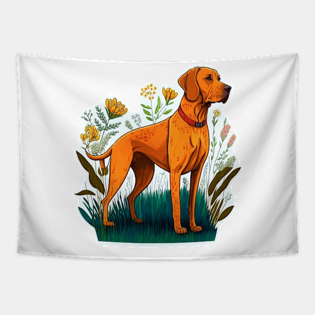 Rhodesian Ridgeback Tapestry by PukingRainbow