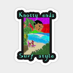 Knotty ends Surf style hidden gems Magnet