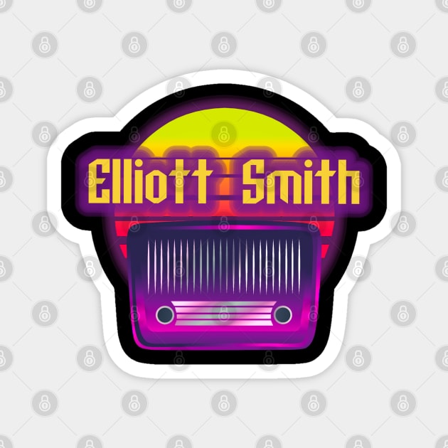 elliot smith retro Magnet by guemudaproject