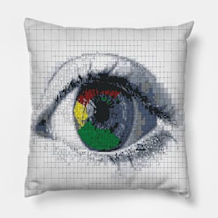 COLORFUL EYE Pop Art Pillow