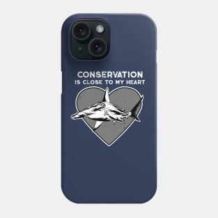 Hammerhead Conservation Heart Phone Case