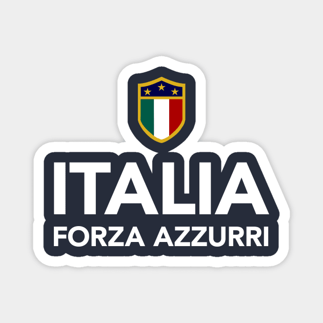 Italia Forza Azzurri Magnet by vladocar