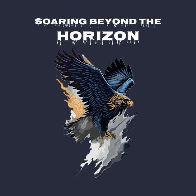 Eagle in Flight: Soaring Beyond Horizon by YeaLove