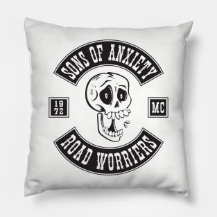 Sons of Anxiety Motorcycle Club Pillow