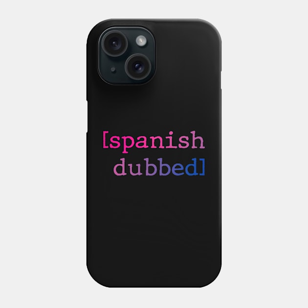 spanish dubbed supernatural Phone Case by Minimalistmulti