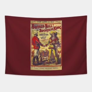 BUFFALO BILL THE BUCKSKIN KING Tapestry