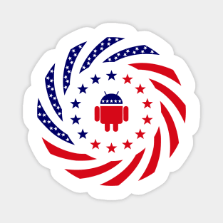 Android Murican Patriot Flag Series Magnet