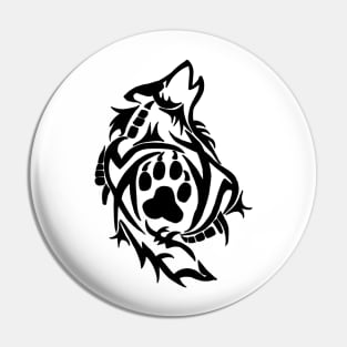 Tribal wolf n ° 2 Pin