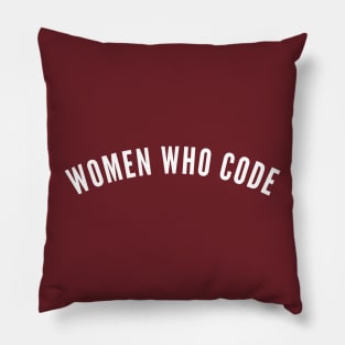 Women Who Code Pillow