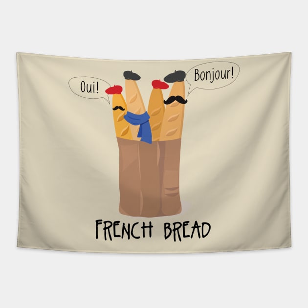 French Bread Tapestry by InspiredQuotes