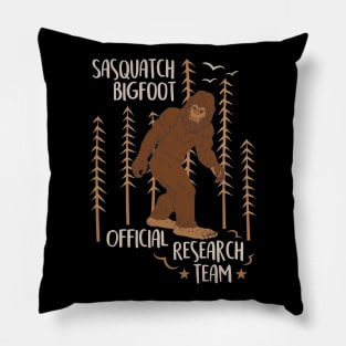 Sasquatch bigfoot official research team Pillow