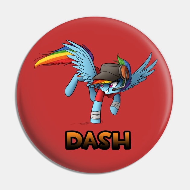 Rainbow Dash Scout Pin by Moliminous