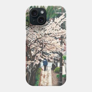 Passing By Cherry Blossoms Phone Case