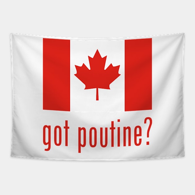 got poutine? Tapestry by MessageOnApparel