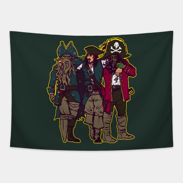 Drink Up Me Hearties Tapestry by AndreusD